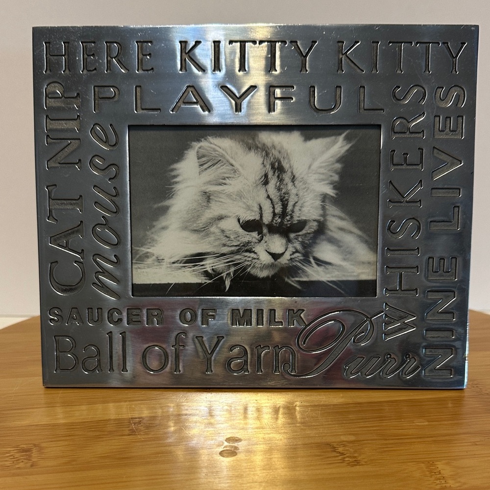 Royal Limited Metallic Cat Picture Frame